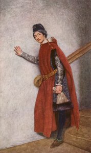 莎士比亚的《威尼斯商人》：杰西卡（彩色石版） 作者 詹姆斯·德罗姆哥·林顿