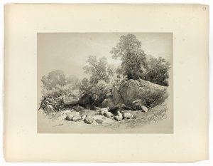 北威尔士贝特乌斯，选自《风景如画》选集 作者 詹姆斯·杜菲尔德·哈丁