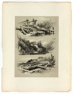 乌里湖和布鲁嫩湖，选自《画选 作者 詹姆斯·杜菲尔德·哈丁