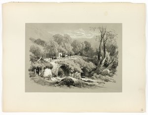 德文郡南布伦特，选自《风景如画选集 作者 詹姆斯·杜菲尔德·哈丁