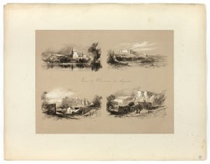Villenueve les Avignon 景观，选自《风景如画选集 作者 詹姆斯·杜菲尔德·哈丁