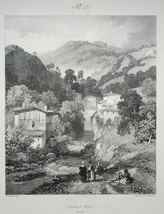 法国古代风景如画的浪漫之旅。奥弗涅…，1825年。 作者 詹姆斯·杜菲尔德·哈丁