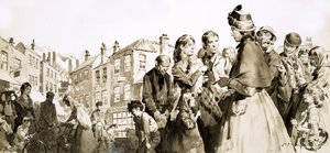 名人生活比阿特丽斯-韦伯（纸上水粉画） 作者 詹姆斯·埃德温·麦康奈尔