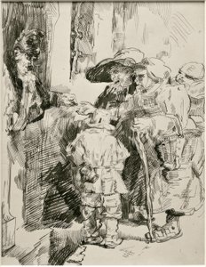 Die Bettler an der Haustür 作者 詹姆斯·西德尼·恩索尔