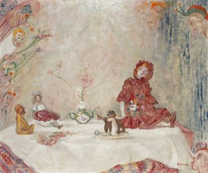 面具和玩偶; Masques et Poupes 作者 詹姆斯·恩索尔
