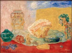 Muscheln, Rosen und Vasen 作者 詹姆斯·西德尼·恩索尔