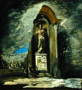 纪念碑》，约1916-17年（布面油画）