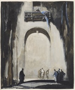 The Unknown Corner，1912（水粉画）