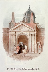 大英博物馆，入口大门，1848年
