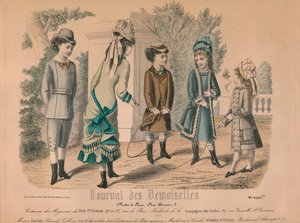 Journal des Demoiselles，c1830年代。