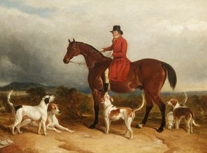威斯菲利普斯的里斯卡庄园，蒙茅斯郡与猎犬，1850年至55年