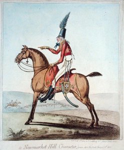 新市场山的人物，1802年8月18日现场绘制，1804年由汉娜-汉弗莱出版（手绘蚀刻画）。 作者 詹姆斯·吉里