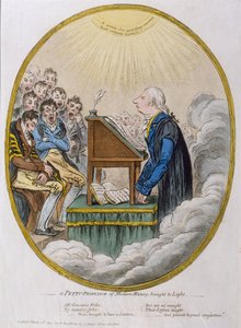 现代历史的小教授带到光明，由汉娜汉弗莱于1810年出版（用aquatint蚀刻）