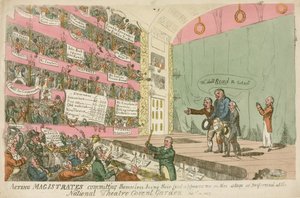 代理裁判自称是1809年国家剧院考文特花园的首次亮相