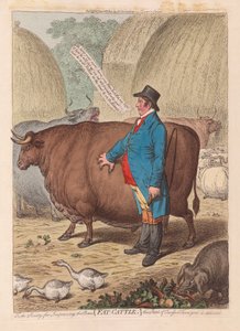 胖牛，酒吧。 1802（手工雕刻）