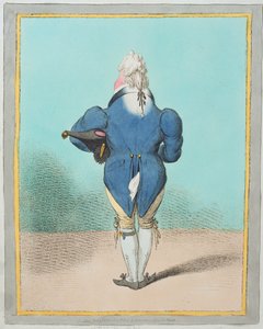 威尔士亲王（1762-1830）由Hannah Humphrey于1802年出版（手工彩色蚀刻）