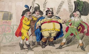亨利四世国王：最后一幕，由SW Fores于1788年出版（手工彩色蚀刻）