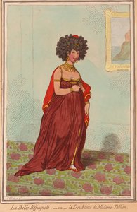 La Belle Espagnole或Tallien Tallien的Lining，1796酒吧（手工雕刻）