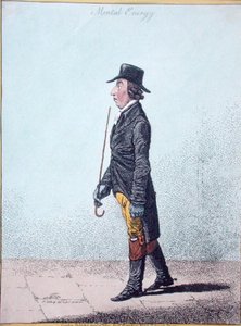 心理能量》，由汉娜-汉弗莱于1801年出版（手绘蚀刻版）。 作者 詹姆斯·吉里