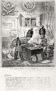 板块4，来自William Cobbett的生活，由他自己写，酒吧。作者：H。Humphrey，1809年 作者 詹姆斯·吉里
