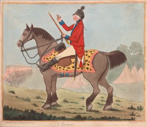 大卫登达斯爵士（1735年至1820年） - 一位肖像，酒吧。 1796年（手工彩色雕刻）