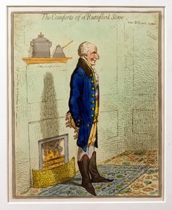 Rumford Stove，酒吧的舒适。作者：Hannah Humphrey，1800（蚀刻和wc）