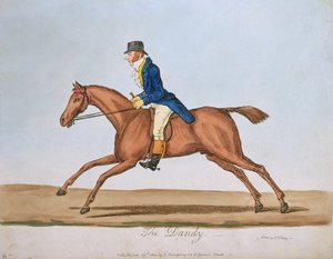Dandy，由Hannah Humphrey于1810年出版（手工蚀刻）