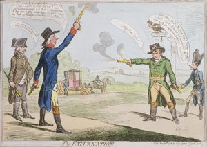 Hannah Humphrey于1798年发表的解释（手工蚀刻） 作者 James Gillray
