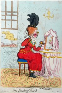 The Finishing Touch，由Hannah Humphrey于1791年出版（手工蚀刻）