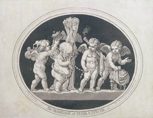 汉娜·汉弗莱于1797年出版的“丘比特与灵魂的婚姻” 作者 James Gillray