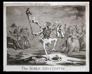 Noble Sans-Culotte，由Hannah Humphrey于1794年出版