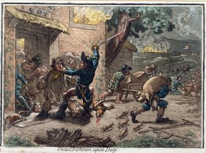 1798年Hannah Humphrey出版的“爱尔兰共和国执勤者”