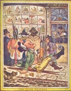极滑天气，1808年 作者 詹姆斯·吉里