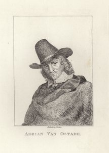 Adriaen van Ostade，受洗为Adriaen Jansz Hendricx。詹姆斯·吉尔丁蚀刻。 作者 詹姆斯·吉尔丁
