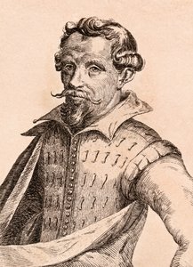 Hendrick Cornelisz Vroom，来自“真实原创的着名画家肖像”的插图，于1817年在伦敦出版