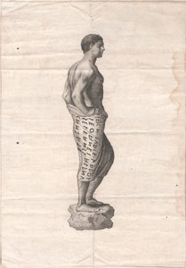 一个男人的雕像
