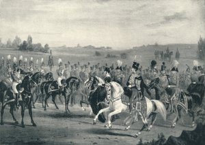 1842年6月4日，第1救生员和第8轻骑兵评论，1842年 作者 James Henry Lynch