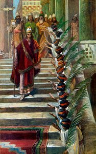 J James Tissot 的《末底改的荣耀》