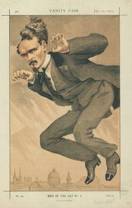 1870年1月22日，Voyoucratie的Henri Rochefort，名利场漫画 作者 詹姆斯·雅克·约瑟夫·天梭