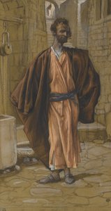 犹大加略人，1886  -  94年我们的主耶稣基督生平的插图（纸上有石墨） 作者 詹姆斯·雅克·约瑟夫·天梭