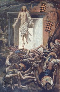 La Resurrection-复活-摘自“我们的主耶稣基督的生平”，詹姆斯·蒂索（James Tissot）1899年-耶稣基督的圣母院，雅克·约瑟夫（Jacques Joseph） 作者 詹姆斯·雅克·约瑟夫·天梭