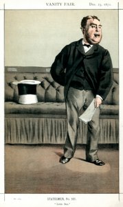 小本钟（George Cavendish-Bentinck），英国政治家，1871年。 作者 詹姆斯·雅克·约瑟夫·天梭