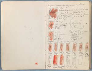 1880年代后期，《我们主耶稣基督一生的素描速写》专辑的页面（石墨和纸上水洗） 作者 詹姆斯·雅克·约瑟夫·天梭