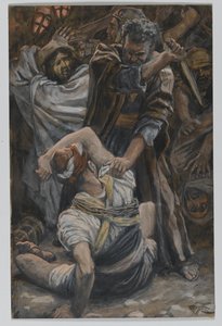 马尔库斯的耳朵，《我们的主耶稣基督的一生》插图 作者 詹姆斯·雅克·约瑟夫·天梭