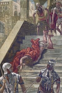 神圣的楼梯--Scala Sancta--来自《我们的主耶稣基督的生活》--1899年，詹姆斯-天梭--《我们的主耶稣基督的生活》，由雅克-约瑟夫（Jacques Joseph）-天梭dit James Tissot（1836-1902）创作。 作者 詹姆斯·雅克·约瑟夫·天梭