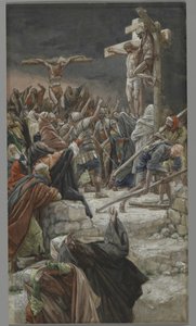 善恶的赦免，来自我们的主耶稣基督的生命，1886-94（纸上有石墨） 作者 詹姆斯·雅克·约瑟夫·天梭