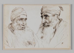 犹太人的种类，耶路撒冷，我们主耶稣基督的生活中的插图（墨水在纸上） 作者 詹姆斯·雅克·约瑟夫·天梭