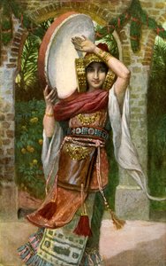 J James Tissot的耶弗他的女儿 - 圣经 作者 天梭之后的詹姆斯·雅克·约瑟夫