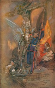 比利时圣迈克尔，1914年，1914年 作者 詹姆斯·杰布萨·香农