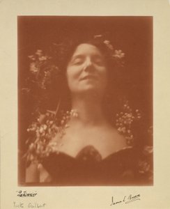 《欲望》：伊维特·吉尔伯特（Yvette Guilbert）肖像，1896年 作者 詹姆斯·L·布雷斯